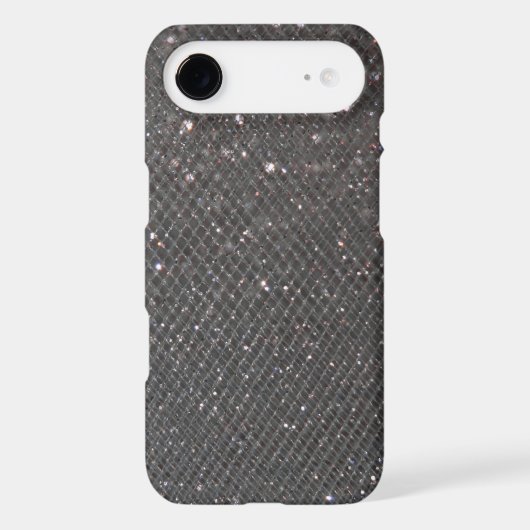 Black Glitter Case-Mate iPhone Case (Back)