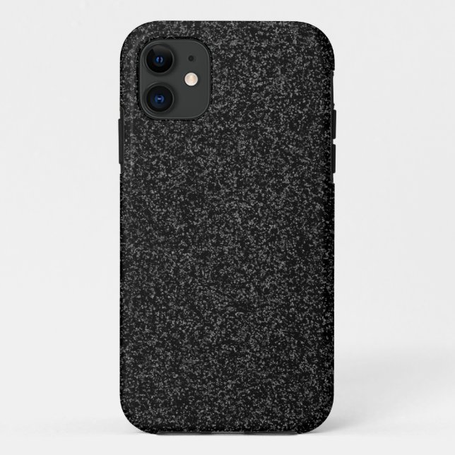 Black Glitter Case-Mate iPhone Case (Back)