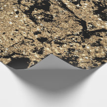 Black Glitter Gold Marble Glam Abstract Minimal