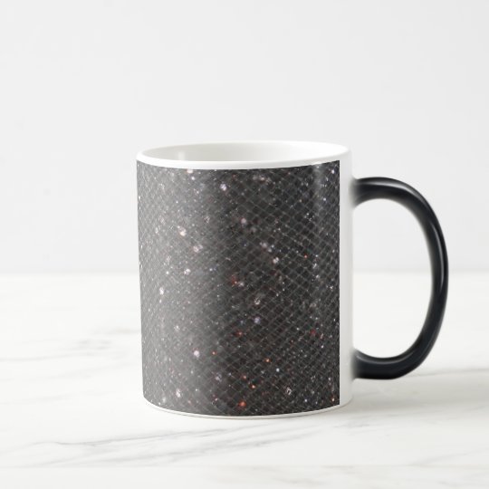 Black Glitter Magic Mug