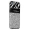 Black Glitter Zebra Rhinestone Girly Case