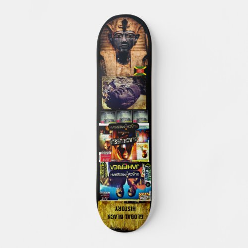 BLACK GLOBAL HISTORY Skateboard