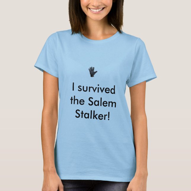 black-glove-palm, I survived the S... - Customized T-Shirt (Front)