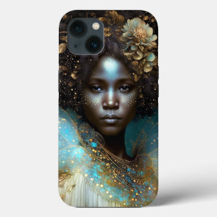 Black Goddess Fantasy Art iPhone 13 Case