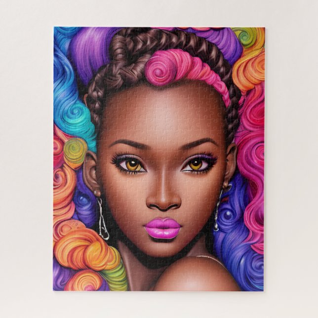 Black Goddess  Jigsaw Puzzle (Vertical)