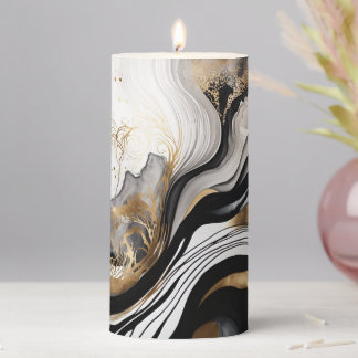 Black Gold 3" x 4" Pillar Candle