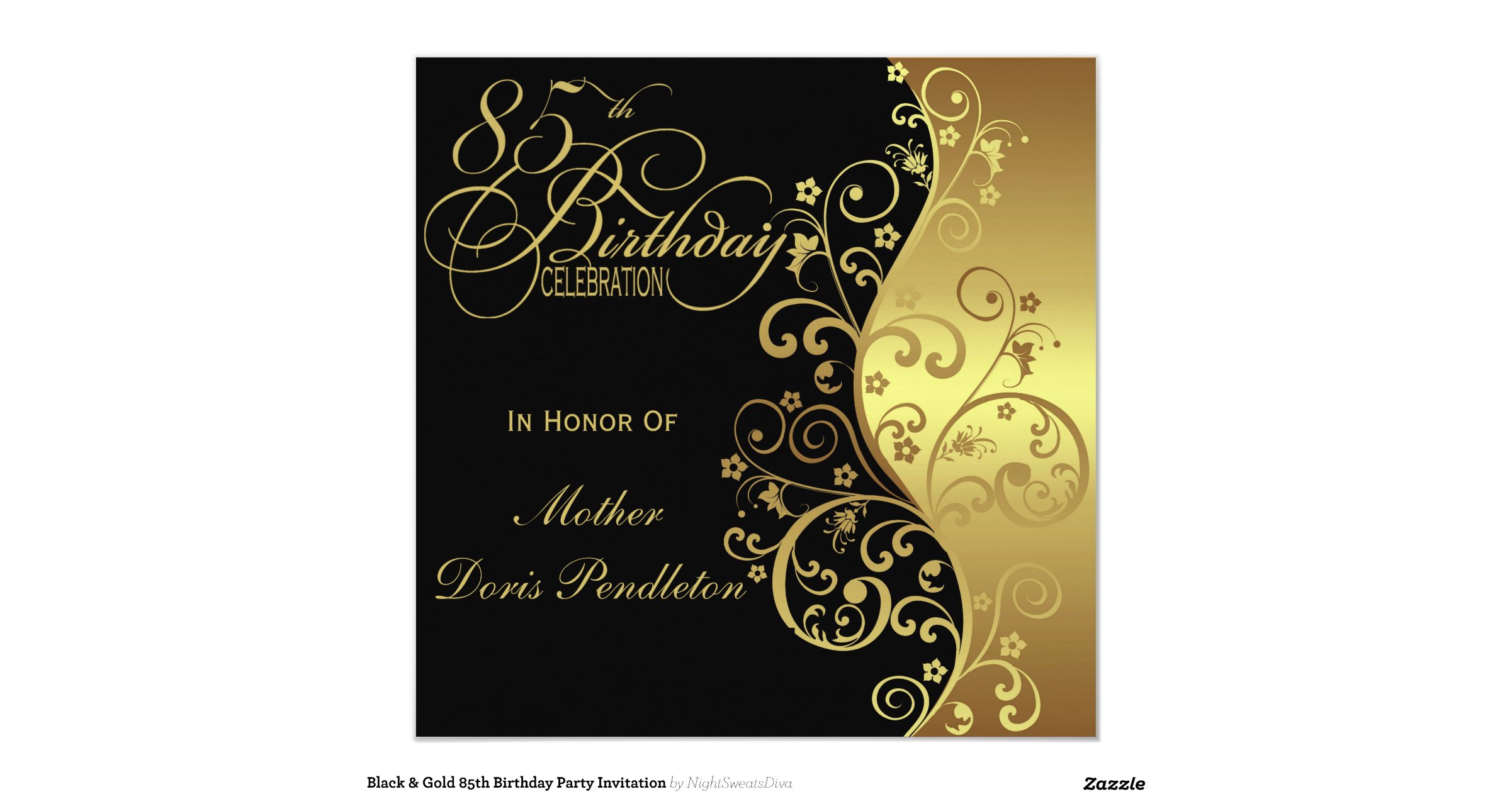 85Th Birthday Invitation Wording 9