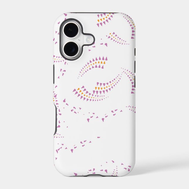 Black Gold Abstract Seamless Pattern Iphone Case (Back)