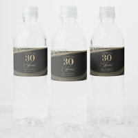Black Gold Agate 30th Wedding Anniversary Party
