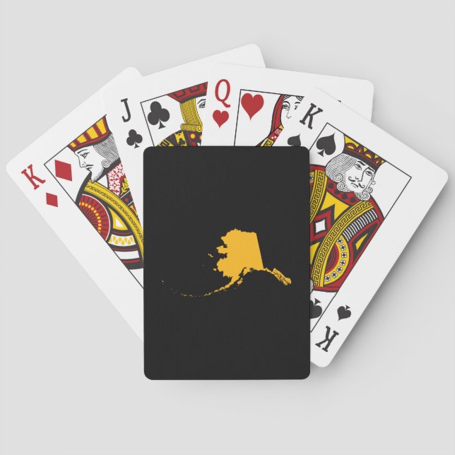 Black Gold Alaska Poker Cards (Back)