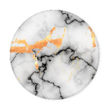 Black, gold and grey marble designed coaster set