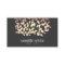 Black & Gold and Pink Foil Look Whimsical Leaves