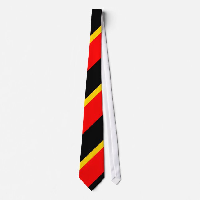 Black Gold and Red Neck Tie (Front)