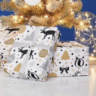 Black Gold And Silver Christmas 