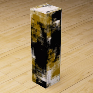 Black Gold and White Wine Box