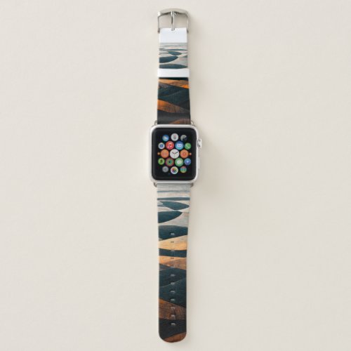 Black &amp; Gold apple watch band