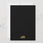 Black & Gold Art Deco Engagement Party Invitations | Zazzle