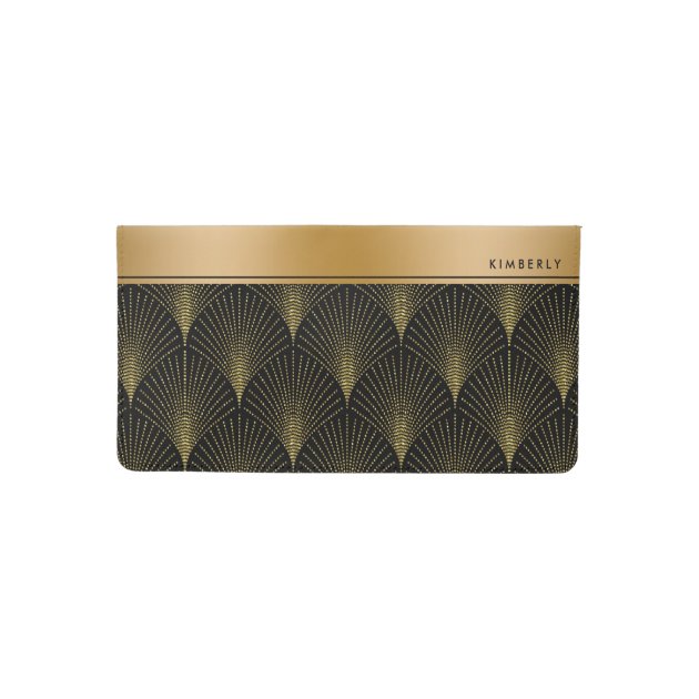Checkbook Cover Animal Print Zebra Stripes Monogrammed Optional