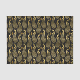 Black gold art deco pattern party tissue tissue paper