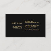 Black/Gold Auto Detail, Automobile Repair Business Card | Zazzle