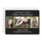 Black/Gold Background-3x5 Graduation Announcement