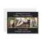 Black/Gold Background-3x5 Graduation Announcement