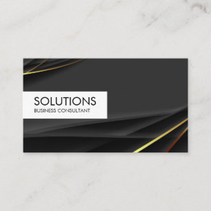 Black Gold Background Business Card