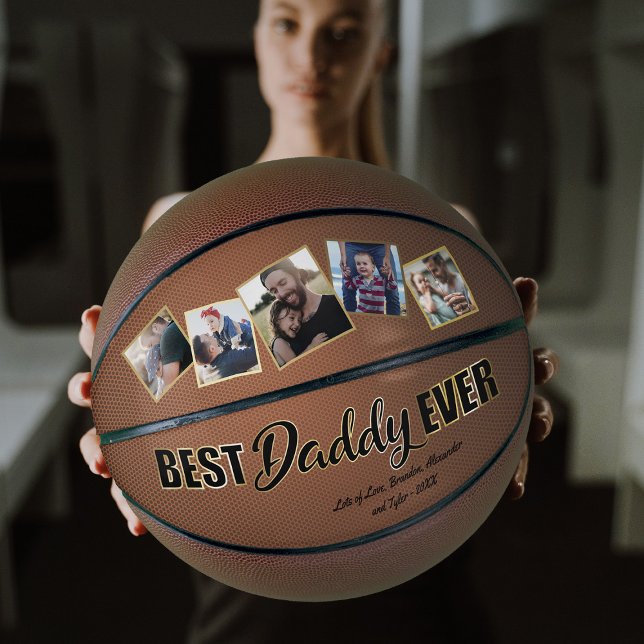 Black & Gold “Best Daddy Ever” Basketball Gift (Creator Uploaded)