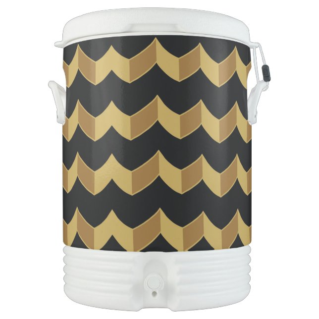 Black Gold Beverage Cooler (Front)