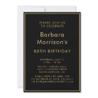 Black & Gold Birthday Cheers to 80 Years Photo