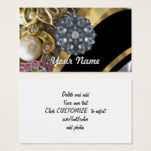 Black & gold bling (Front & Back)