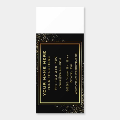 Black Gold Business Card Design Promotional Gift Hersheys Miniatures