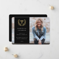Black/Gold Caduceus Medical School Photo