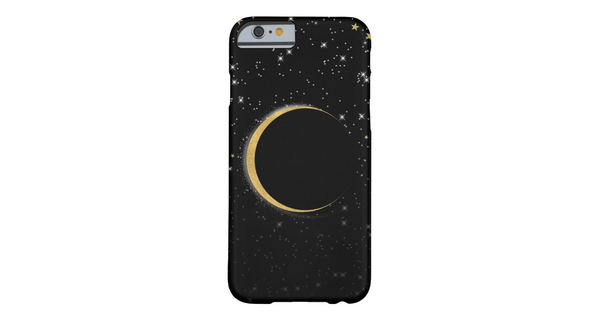 Black Gold Celestial Moon Stars Lunar Magic Case Mate Iphone
