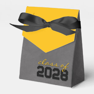 Black & Gold Chalkboard Graduation Gift Boxes