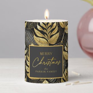 Black Gold Christmas Pattern#29 ID1009