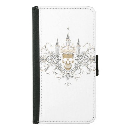 Black &amp; Gold Collection Samsung Galaxy S5 Wallet Case
