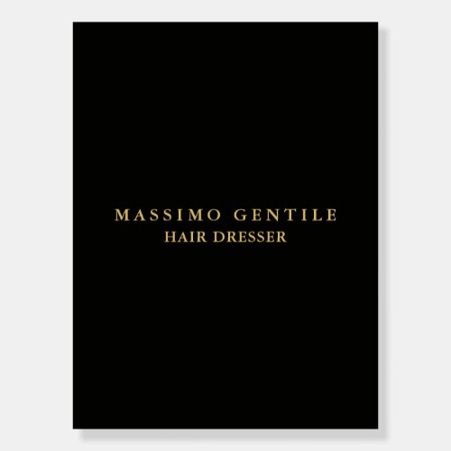 Black Gold Color Professional Trendy Foam Board