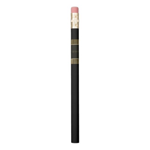 Black Gold Conceptual Minimal Name Geometry Pencil