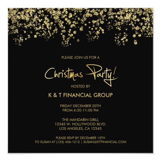 black_gold_confetti_company_christmas_dinner_card r41c834c043a84e20a023957e36147237_zk9yv_540