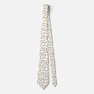 Black Gold Confetti Neck Tie