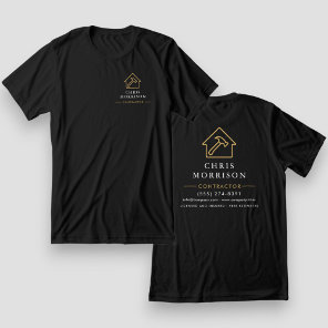 Black Gold Contractor Home Repair Tri-Blend Shirt