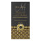 Black gold damask "thank you"