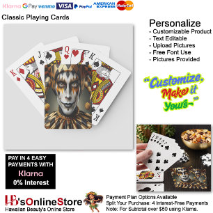 Black Gold Diamond Joker Classic Playing Cards 2