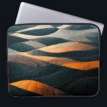 Black & Gold dunes laptop sleeve<br><div class="desc">Black & Gold spectacular dunes.</div>