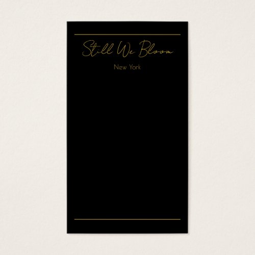 Black Gold Elegant Jewelry Earring Display Card