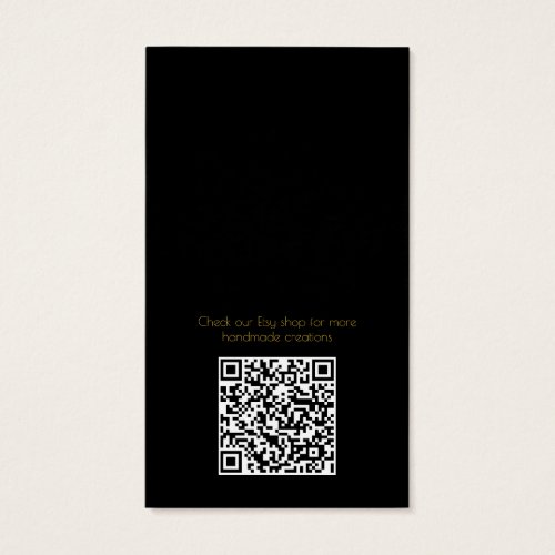 Black Gold Elegant Jewelry Earring Display Card
