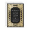 Black gold elegant ornate romantic vintage wedding