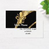 Black & gold fleur de lys (Desk)