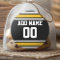 Black Gold Football Jersey Custom Name Number